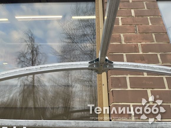 Теплица Рада Астра Премиум, оцинкованный профиль 20х30, покрытие из поликарбоната, шириной 3 метра (шаг 0,65 м)